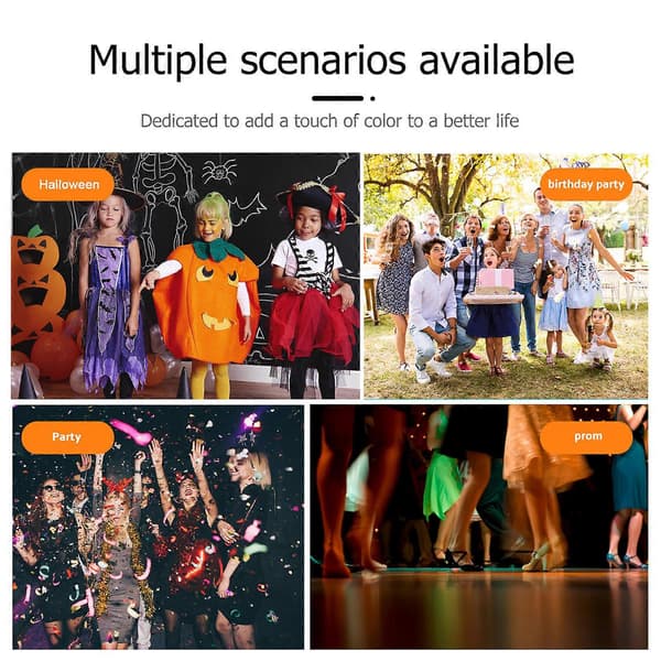 Cosplay Häxhatt för Halloween-dekoration i orange tygmaterial A