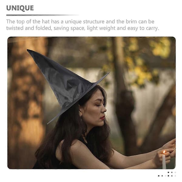 Halloween Heksehat Kostume Tilbehør 10 Stk. Hatte A