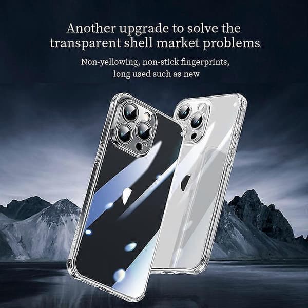 SULADA TPU Ram Härdat Glas Transparent Telefonfodral för iPhone 16