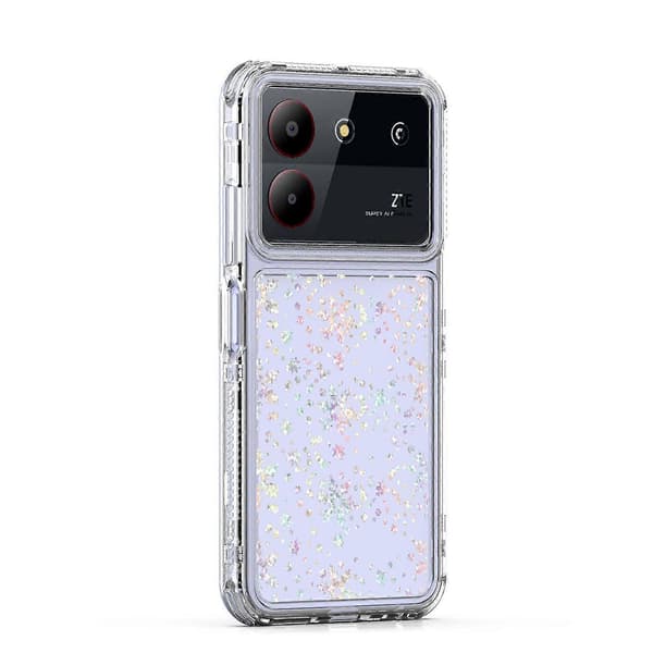 Transparent akryl laserpapper telefonfodral för ZTE Blade A54