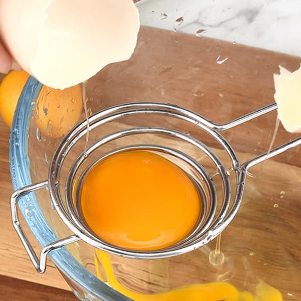 Æggeseparator-Blomme Hvide Separator Værktøj-Fødevaregodkendt Rustfrit Stål-Opvaskemaskine