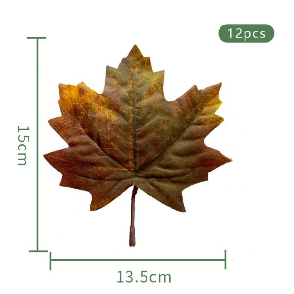 Artificial maple leaf props for weddings, Thanksgiving and