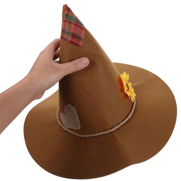 Cosplay Häxhatt Filtskrämma Hatt för Halloween A
