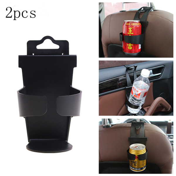 Automatisk inbyggd mugghållare, svart plugghållare, används för flaskor, dryckesflaskor, vattenkoppar, kaffekoppar