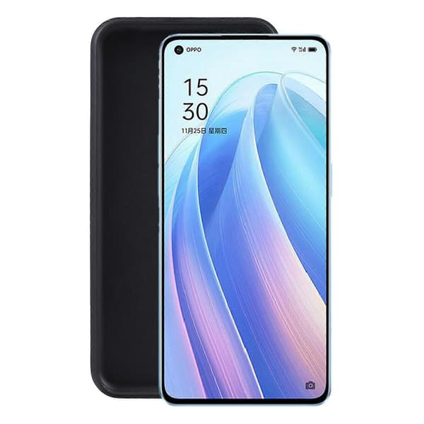 TPU-telefonfodral för OPPO Reno7 5G International Edition / Find X5 Lite (Pudding Black)