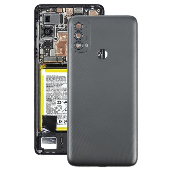 (Ny) KOMPATIBEL Batteribaksida för Motorola Moto E40 / E30 (Grå)