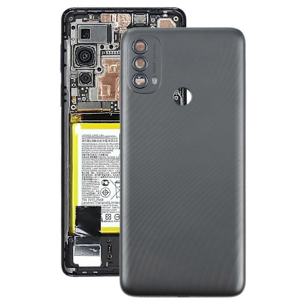 (Ny) KOMPATIBELt batteribakdeksel til Motorola Moto E40 / E30 (grå)