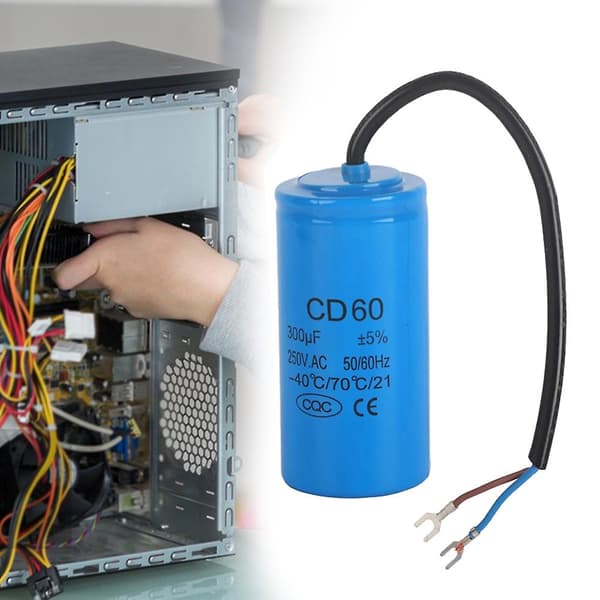 CD60 250V 300UF Kytkentäkondensaattorit Räjähdyksenestolaite Kodinkoneiden lisävaruste ilmastointilaitteisiin A