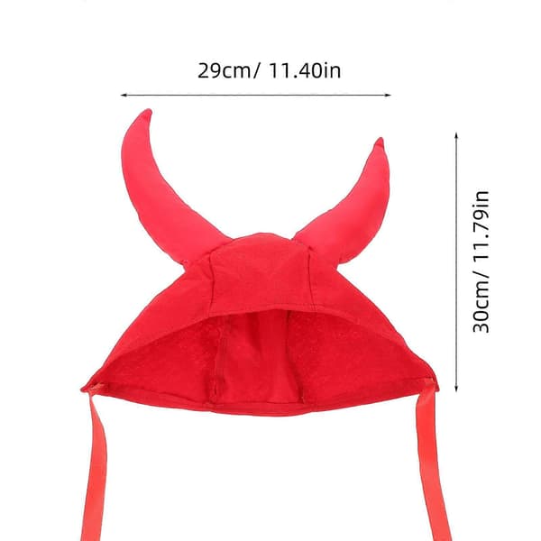Hornhatt for dekorasjon Morsomt dyr Halloween Cosplay tilbehør A