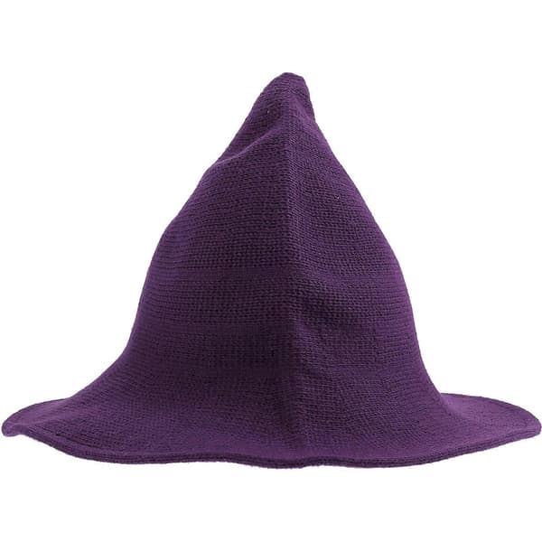 Halloween Heksehatt for bruk på lilla fest-hodeplagg A