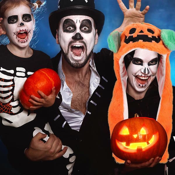 Orange Halloween Dekorativ Öronrörlig Hatt för Fest A