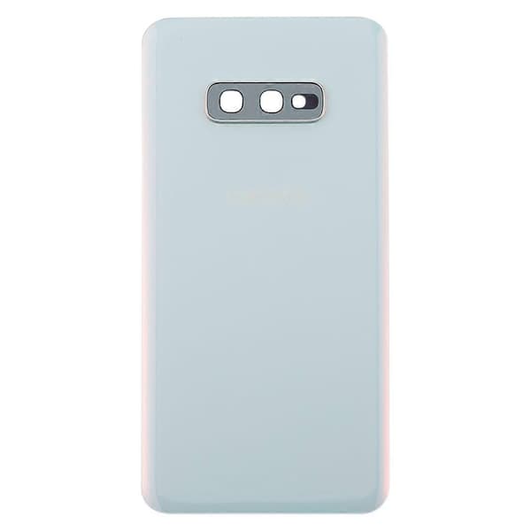 Batterideksel med kameralinse for Samsung Galaxy S10e (hvit)