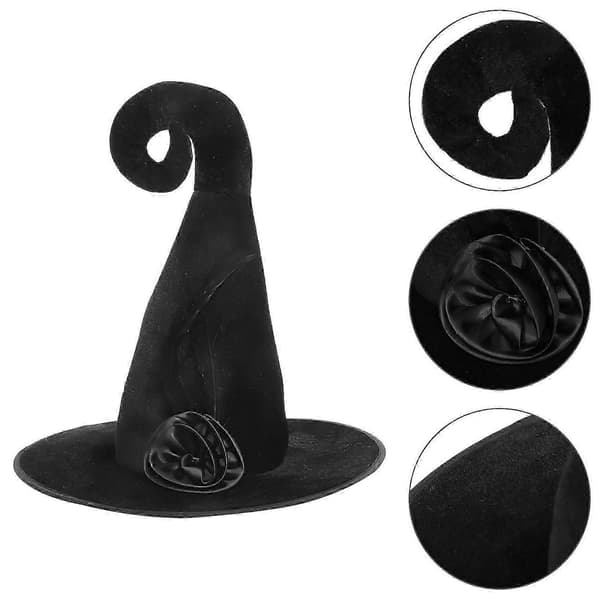 Halloween heksehue til dekoration Halloween Cosplay heksehue maskerade A