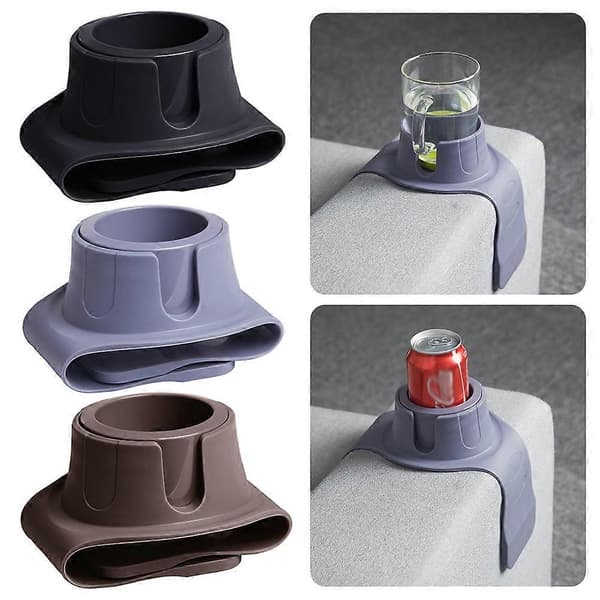 Anti-Spild Sofa Drikkeholder Caddy Bærbar Sofa Armlæn Bakke Moderne Stue Forbedring A