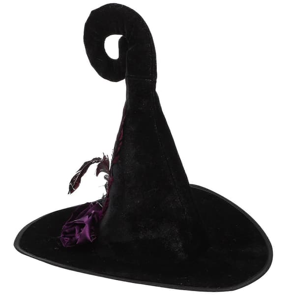 Halloween-noitahattu sisustukseen, 1 kpl, kestävä, musta A