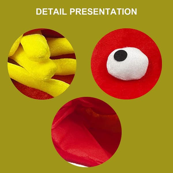 Halloween Pommes Frites Hatt Hodeplagg Adorkable Hodeplagg for Mat Prank Halloween Adorkable Tegneserie Hatt Hodeplagg A