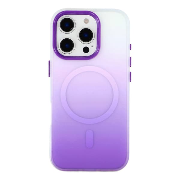 Fodral för iPhone 16 Pro kompatibelt med MagSafe Gradient Frosted Design PC + TPU Mobilskal