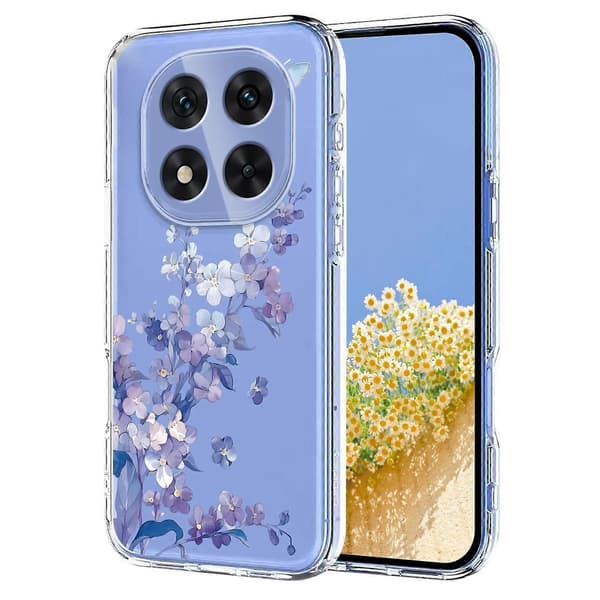 Blommönster Målat TPU-telefonfodral för Redmi Note 14 Pro 4G