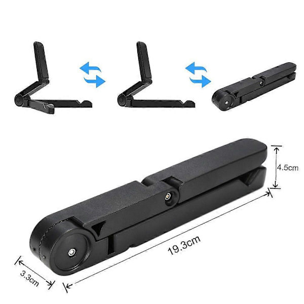 Sammenfoldelig Universal Tablet Beslag Stativ Holder Justerbar Desktop Mount Stativ Tripod