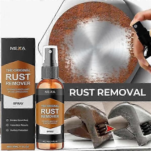 Rask rustfjerner spray - Multi-overflate 50ml løsning for umiddelbar korrosjonsbehandling A