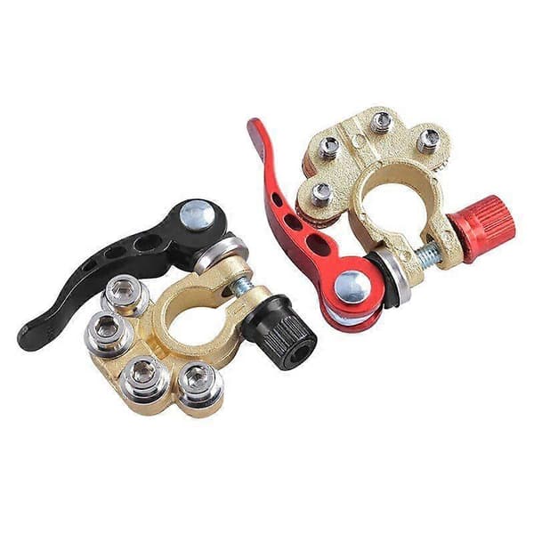 1 par batteriterminalstik Klip Quick Release Terminal Klemmeadapter Til