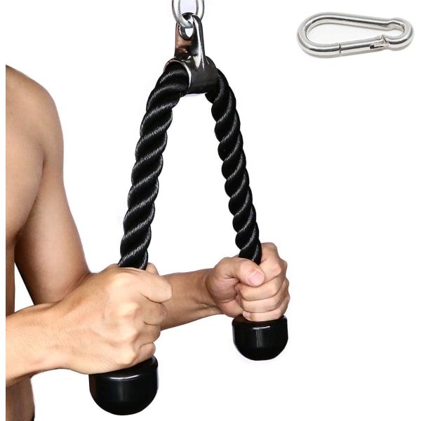 Tricep Rope Fitness Attachment Cable Machine Pulldown Heavy
