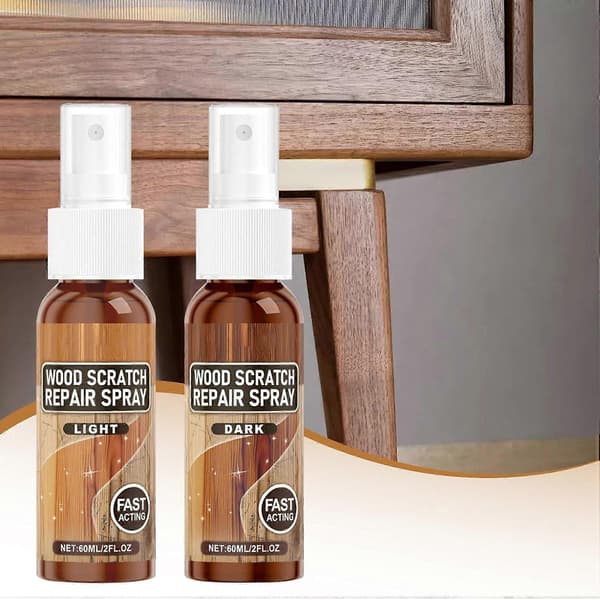 Fix ridsefjerner spray 60 ml træmøbelreparationssæt til ridser gulve lys mørk ridse reparation A