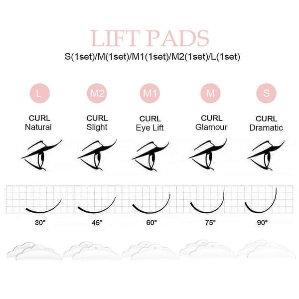 Professionelt Instant Brow Lift Perm Kit til permanentning og bukning af vipper A