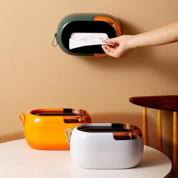 Nordisk stil vevboks Praktisk søt vevdispenser for hjemmekontor A