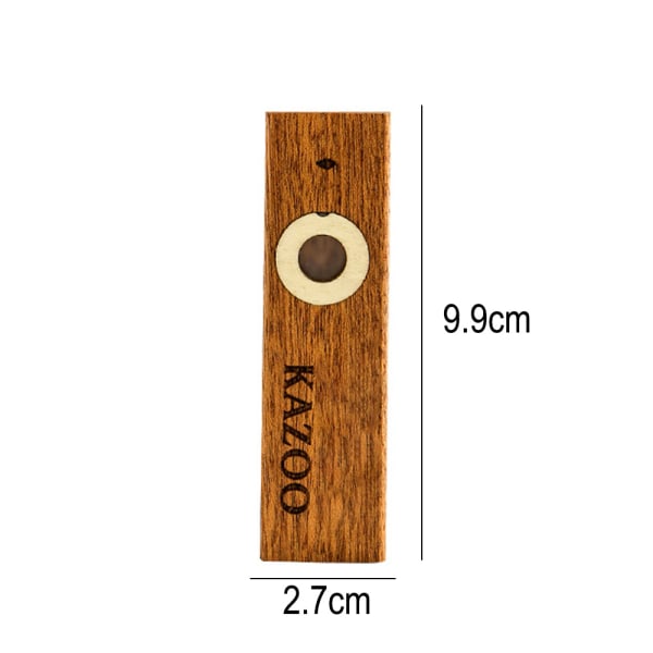 Trä Kazoo, Kazoo Patry Musikinstrument Och Gitarr Accompany, E