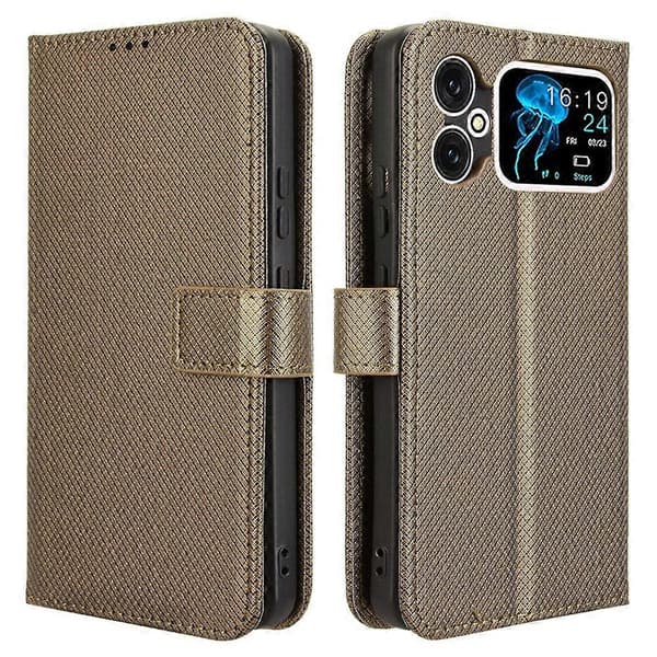 Til Cubot A20 etui PU læder diamant tekstur pung telefoncover