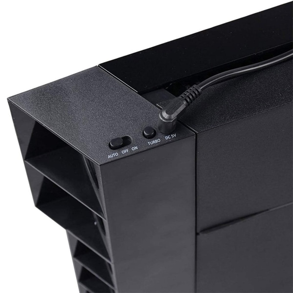 PS4-jäähdytystuuletin, USB ulkoinen jäähdytin PS4-isäntäjäähdytystuuletin Lämpötilan säätö Jäähdytystuulettimet Playstation-pelikonsoliin