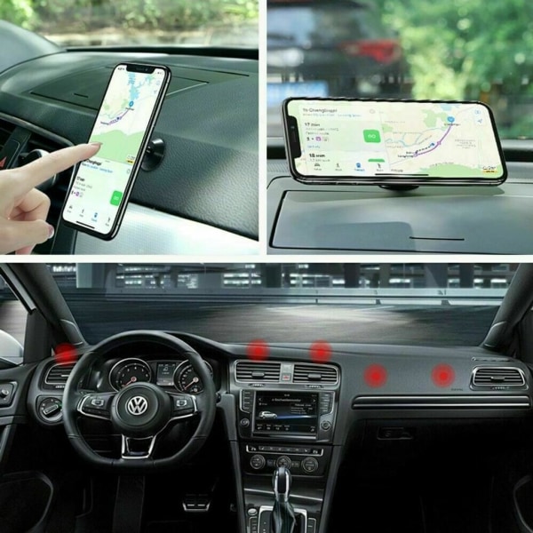 Magnetisk mobiltelefonholder bilnavigasjon dashbord bil smarttelefonholder universal