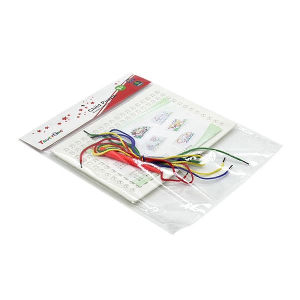 Børns 3D String Art Kit med farvede reb Pædagogisk vævning Tegnebræt Kit Gave til børn A