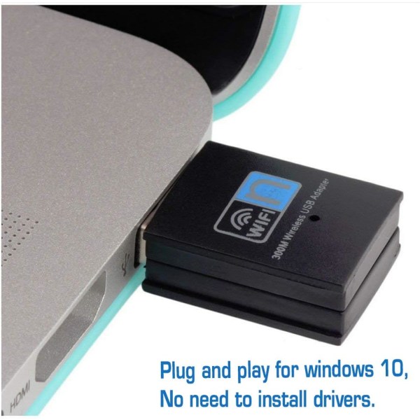 300 Mbps USB WiFi-sovitin, langaton LAN-verkkokorttisovitin