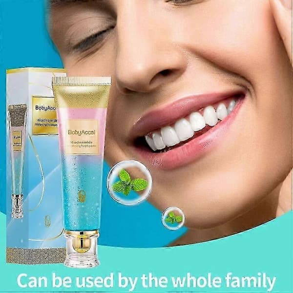 1-3X BodyAccel Niacinamide Whitening Toothpaste BodyAccel Toothpaste Niacinamide Hot A