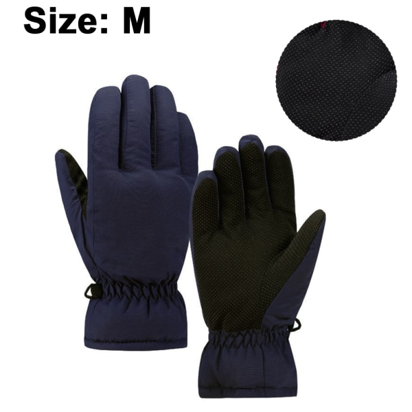 Vindtette varme hansker vinterfleece for menn utendørs ridning