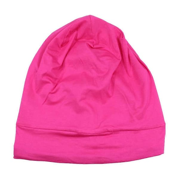Satengfôret sovehette Hårdeksel Bonnet Justerbar Elastisk Silkeaktig Slouchy Skull Beanie Ensfarget Nattsøvnlue Lysegrå A