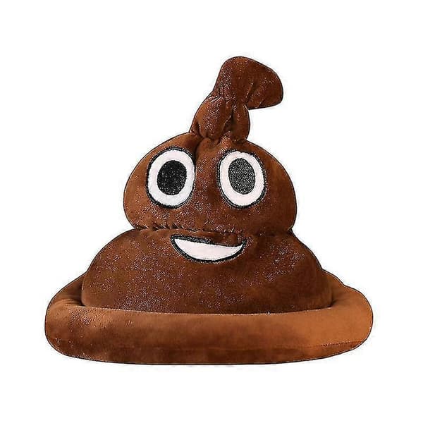 Uutuus ruskea hymiö kakka hattu 1kpl per tilaus 25*30cm A