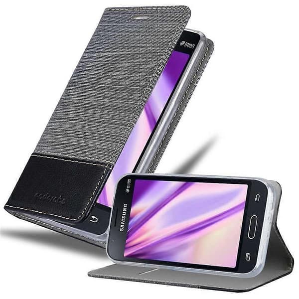 Samsung Galaxy J1 MINI skyddsfodral - i jeanslook och stativfunktion A