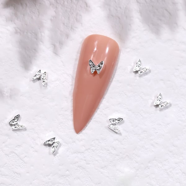 10 stk 3D Crystal Rhinestone Gems Nail Art dekoration