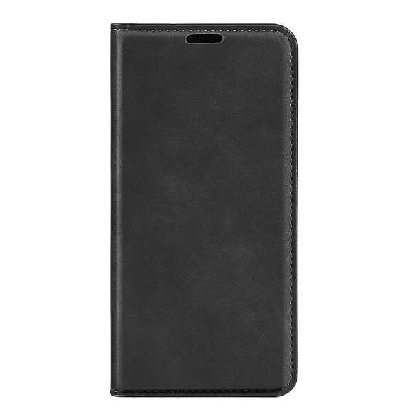 Magnetisk suge læderetui til OnePlus Nord 2T 5G Sort
