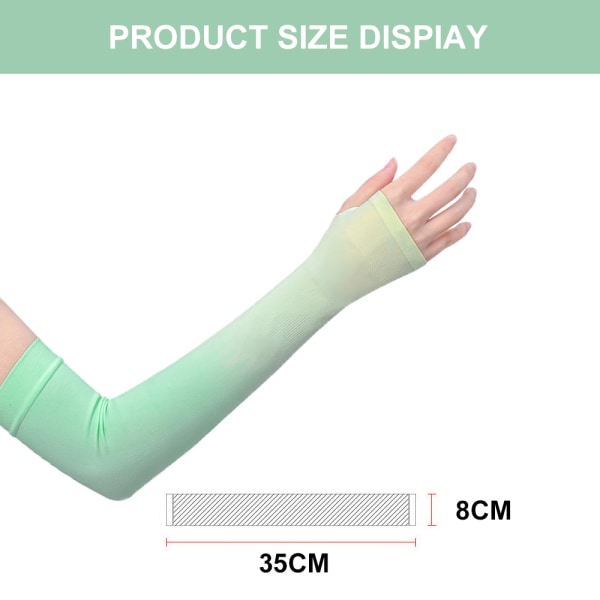UV solbeskyttelsesarmærmer til at dække arme til kvinder mænd