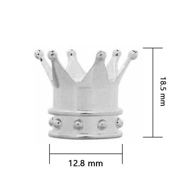 Guldkrone Dækventilhætter til Bilhjul Luftventil Støvproo