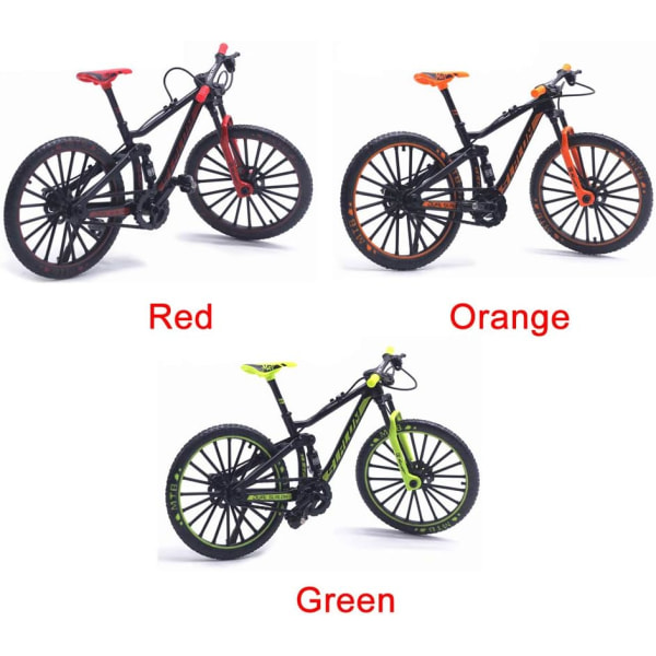 Finger Mountainbike, Metallsykkel Modell 1:10 Modell Sykling