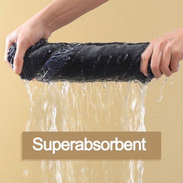 Absorberande hårhandduk med snabb torkning  Hårhandduk Turban Söt