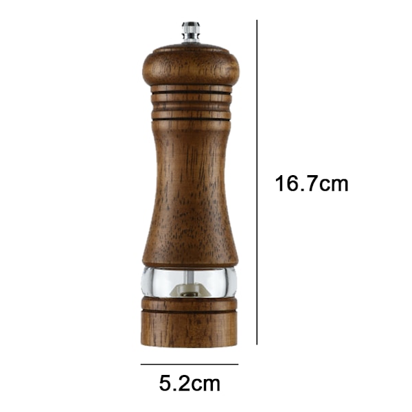 Classic Manual Salt Grinder Refillable Pepper Mill Sets