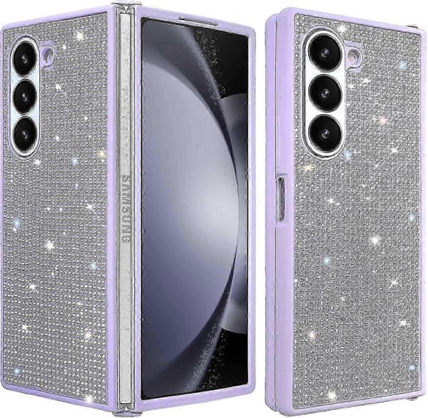Glitter Stødsikkert Cover til Samsung Galaxy Z Fold 6 og Håndrem A