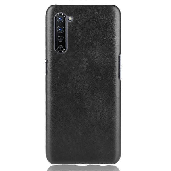 Til OPPO K7 5G Stødsikkert Litchi Tekstur PC + PU Cover Sort