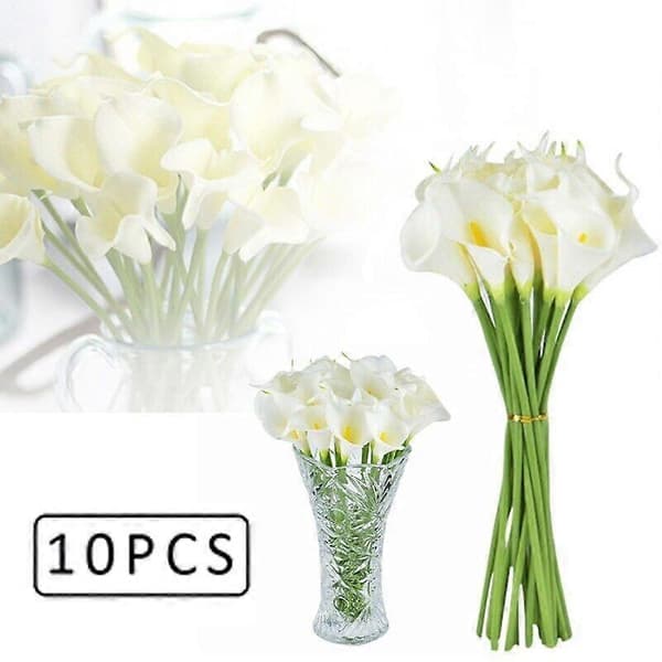 10 stk kunstige blomster vaser dekorasjon bordarrangement display simulering (1 stk) A